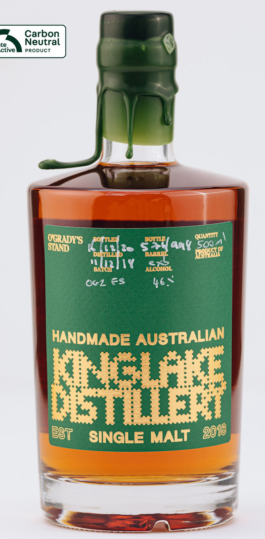 Core Range - Kinglake O'Grady's Stand Single Malt Whisky  (500ml)